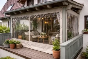 Terrassenplane mit Fenster nach Maß