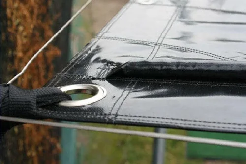 Balkonbespannung als Sichschutz Maßanfertigung 