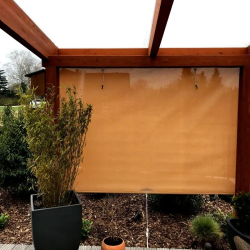 Balkonbespannung als Sichschutz Maßanfertigung 