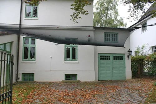 Balkonbespannung als Sichschutz Maßanfertigung 