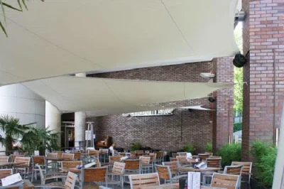 sonnensegel für restaurant