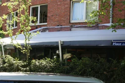 sonnensegel für restaurant & cafe