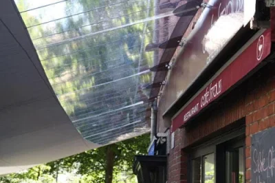 sonnensegel für restaurant & cafe