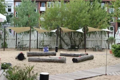 sonnensegel für restaurant & cafe