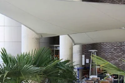 sonnensegel für restaurant & cafe