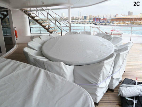 yacht cover superyacht